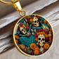 Day of the Dead Necklace - Día de los Muertos Pendant Jewelry