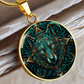 Celtic Wolf Necklace - Symbolizing Guardianship and Protection