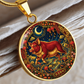 Year of The Pig Necklace - Chinese Zodiac Animal Charm Pendant Jewelry
