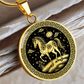 Horse Necklace Chinese Zodiac Pendant Jewelry