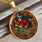 Year of The Rat Necklace - Chinese Zodiac Animal Charm Pendant Jewelry