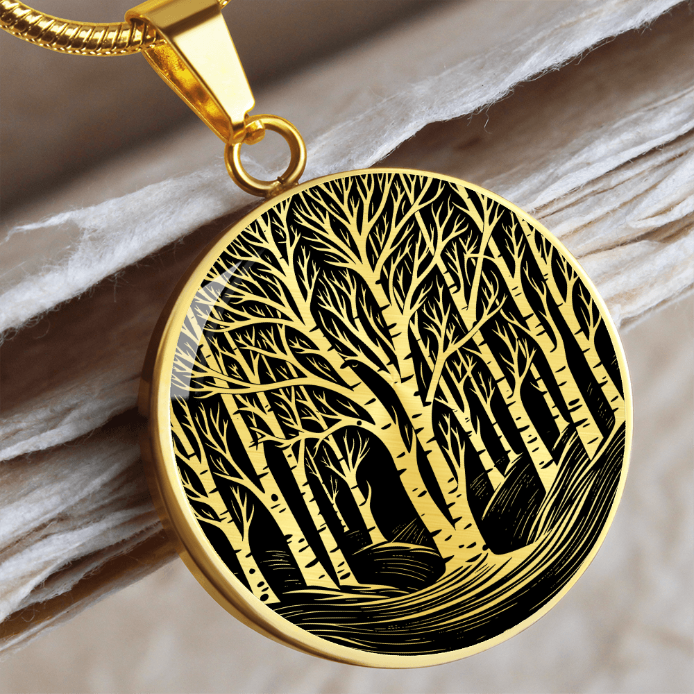 Birch Tree Necklace