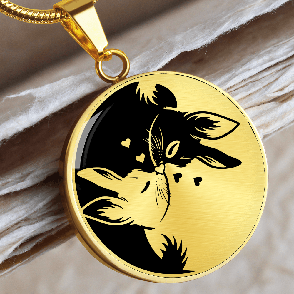 Yin Yang Rabbit Necklace