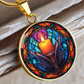 Advent Candle Necklace - Christian Pendant Jewelry