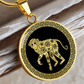 Monkey Necklace Chinese Zodiac Animal Pendant Jewelry