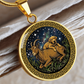 Dog & Goat Necklace - Couples Chinese Zodiac Animal Pendant Jewelry