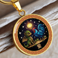 Rooster & Dragon Necklace - Chinese Zodiac Pendant Jewelry
