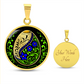 Easter Egg Necklace Blue