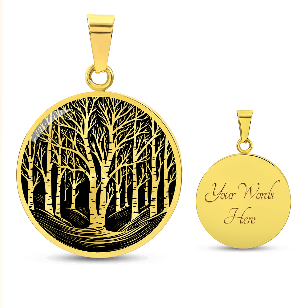 Birch Tree Necklace