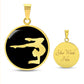 Retro Gymnastics Necklace Gymnast Pendant