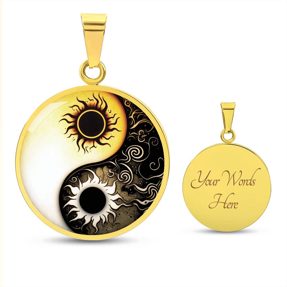 Sun and Moon Necklace