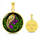 Easter Egg Necklace Purple