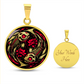 Gothic Pisces Zodiac Necklace