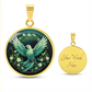 Emerald Dove Necklace