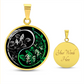 Lily of the Valley Necklace - May Yin Yang Birth Flower Jewelry