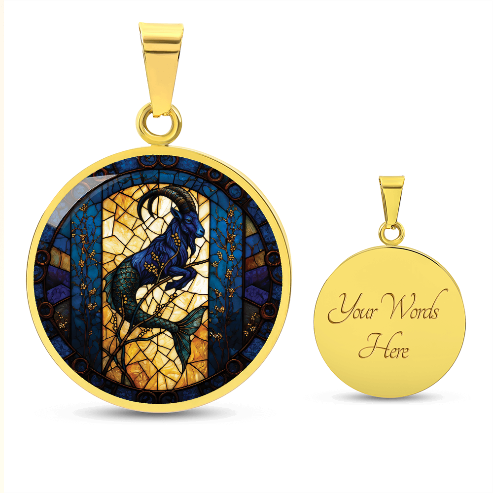 Capricorn Goat Necklace - Zodiac Pendant Jewelry