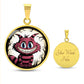 Cheshire Cat Necklace For Women or Men - Personalized Cheshire Cat Pendant Necklace For Her or Him - Cheshire Cat Jewelry Gift For Halloween