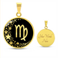 Virgo Zodiac Pendant Necklace
