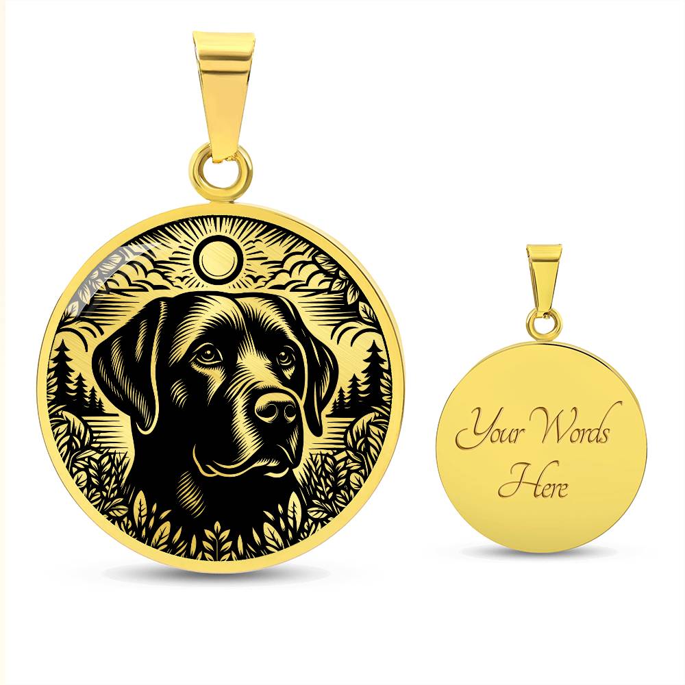 Engraved Dog Necklace