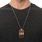 Engraved Birch Necklace Dogtags