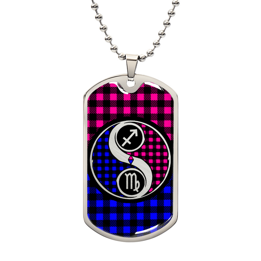 Virgo and Sagittarius Zodiac Necklace