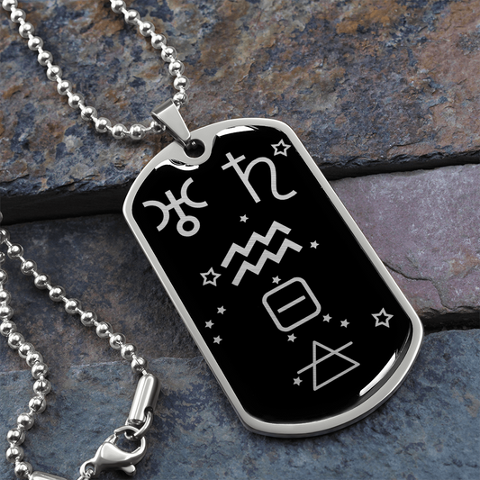 Aquarius Zodiac Necklace