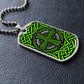 Engraved Celtic Cross Necklace, Celtic Jewelry, Celtic Knot Pendant