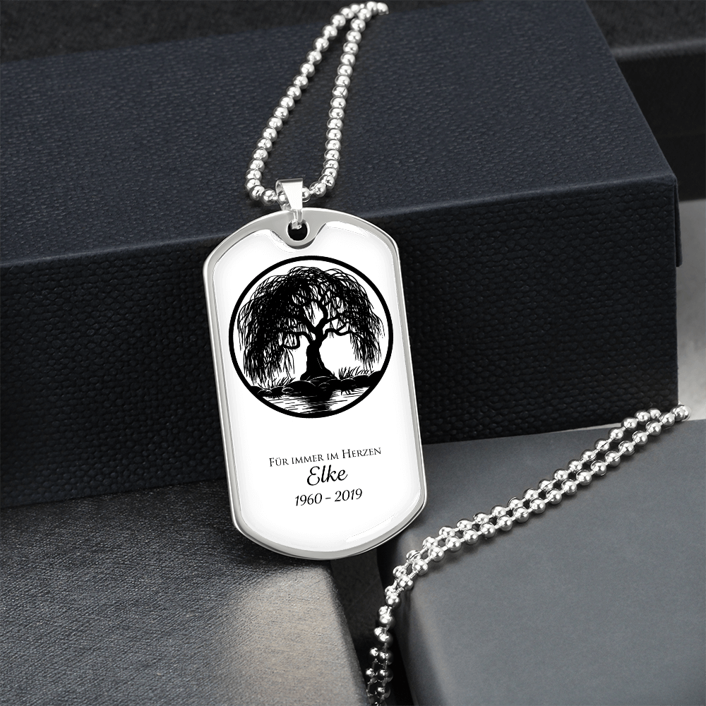 Elke Memorial Necklace