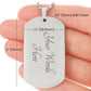 Engraved Birch Necklace Dogtags