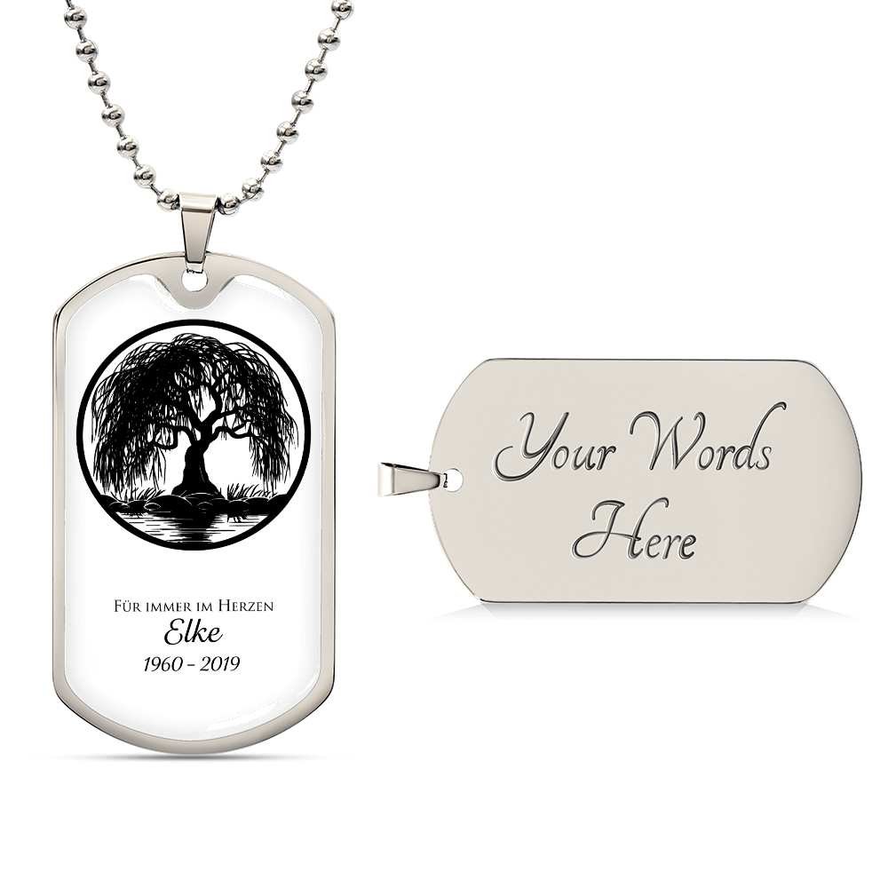 Elke Memorial Necklace