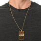 Engraved Birch Necklace Dogtags