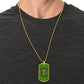 Mens Celtic Necklace, Mens necklace, Personalized Beer Gifts, Green Necklace, Irish Jewelry, Viking gift, Norse Jewelry, Celtic Knot Pendant