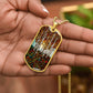 Engraved Birch Necklace Dogtags