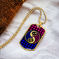 Virgo and Sagittarius Zodiac Necklace