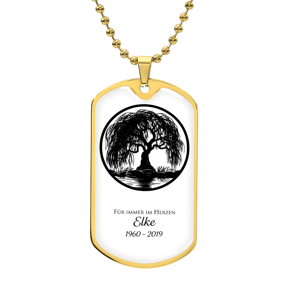 Elke Memorial Necklace