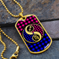 Virgo and Sagittarius Zodiac Necklace
