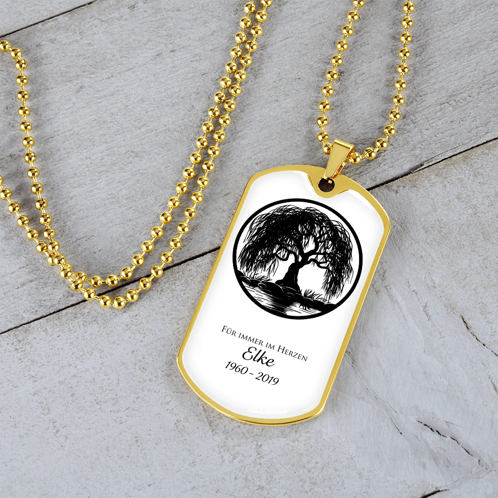 Elke Memorial Necklace