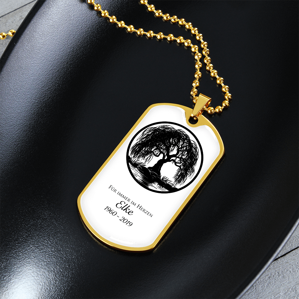 Elke Memorial Necklace