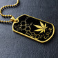 Marijuana Leaf Necklace