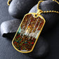 Engraved Birch Necklace Dogtags