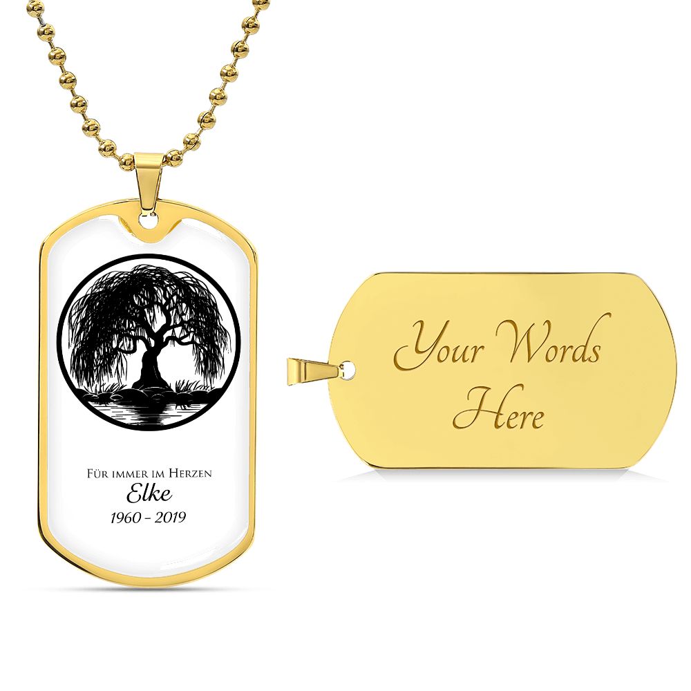Elke Memorial Necklace