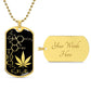 Marijuana Leaf Necklace