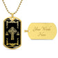 Celtic Cross Necklace Trinity knots