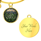 White Lily of the Valley Bracelet - May Birth Flower Pendant Jewelry
