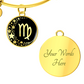 Virgo Zodiac Pendant Bracelet