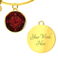 Red Celtic Knot Bracelet - Romantic Pendant Jewelry