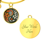Daffodil Yin Yang Bracelet - March Birth Month Flower Pendant Jewelry