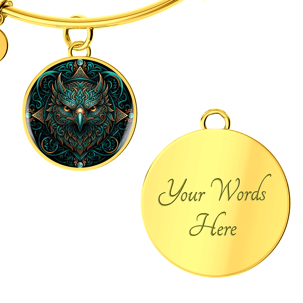 Celtic Hawk Bracelet – Symbolizing Vision and Spiritual Guidance