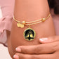 Engraved Weeping Willow Tree Bracelet