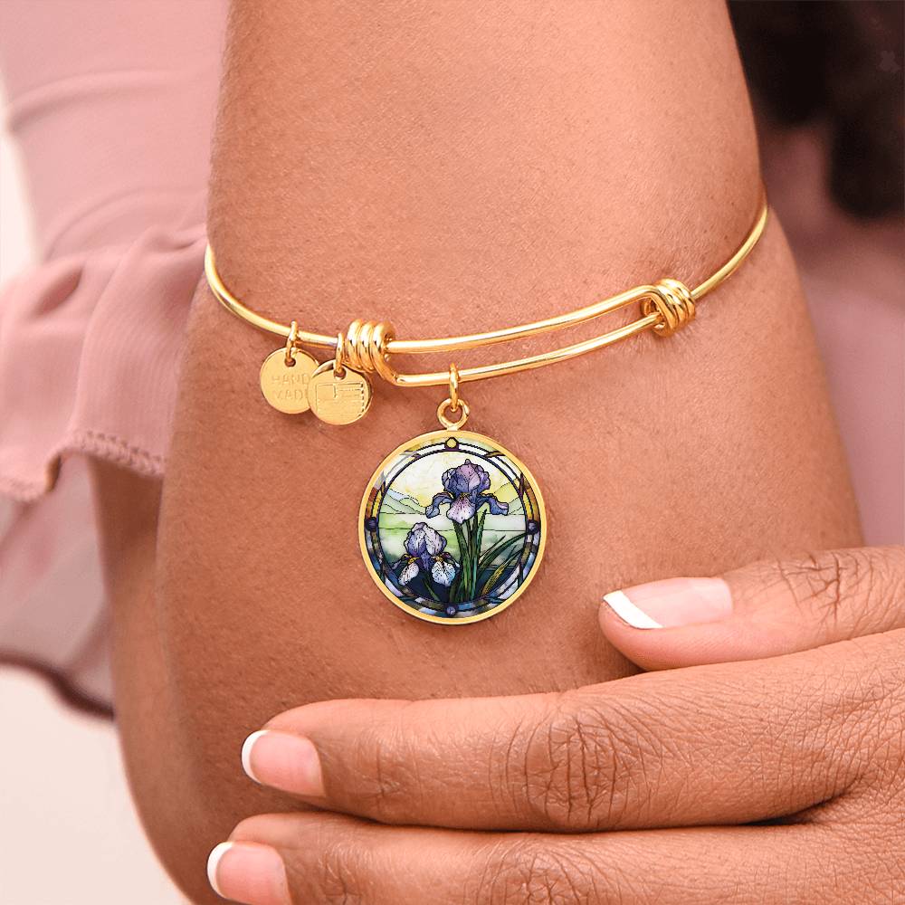 Purple Iris Bracelet